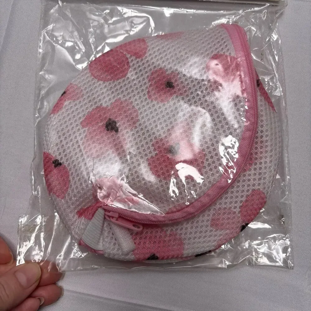 Delicate Bra Wash Bag - Pink Floral